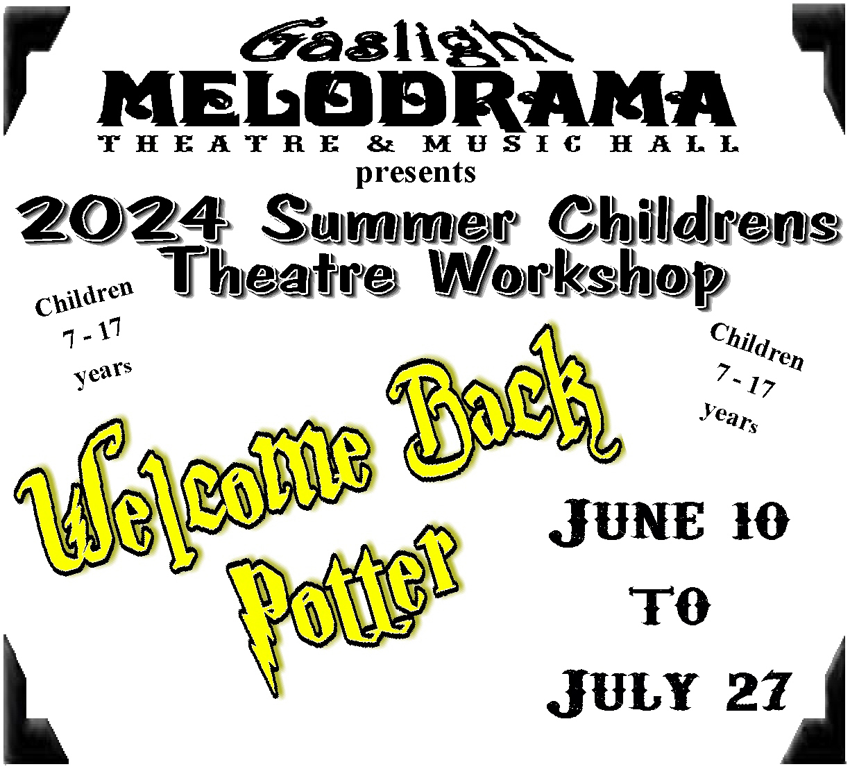 2024 Summer Children's Theatre Workshop